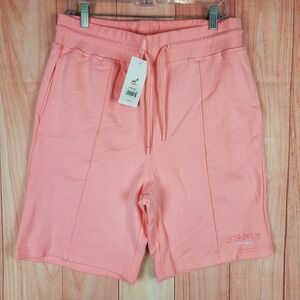 Staple Pigeon Sweat Shorts Men Large Bubble Gum Cotton French Terry Lined Casual